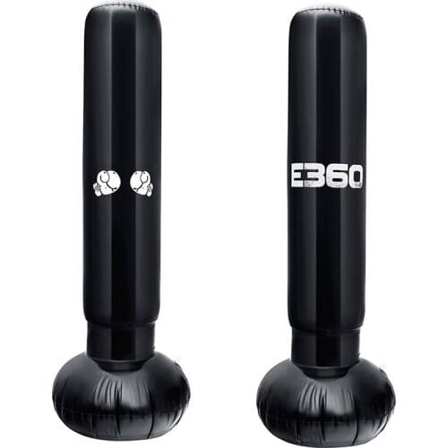 Boxing Punch Bag Inflatable Kickboxing Bag Free-Standing Fitness Target Stand Sandbag for Stress Relieve Sport FK88