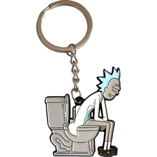 Rick On The Throne - Official Season Four Keychain