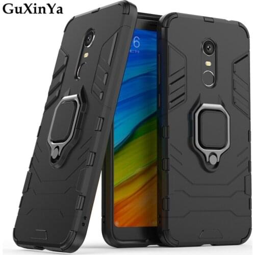 Phone Cases For Xiaomi Redmi 5 Plus Case Luxury Armor Magnetic Ring Cover For Redmi 5 Plus Capa For Xiaomi Redmi 5 Plus Covers