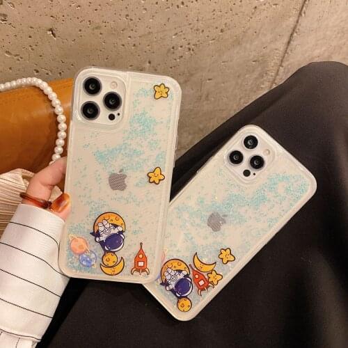 Cute Cartoon Pattern Phone Case For Apple iPhone 12 Pro Max 11 Mini XS X XR 7 8 Plus SE 2020 Transparent Shockproof Back Fundas