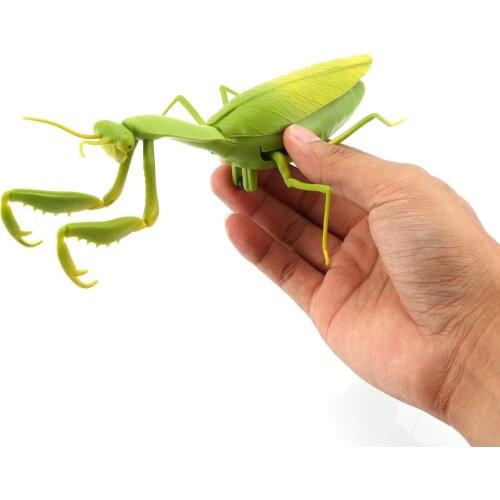 Electric Infrared Remote Control Simulate Mantis Shape Prank Toy Realistic Mini RC Mantis Insect Scary Trick Kids Toys