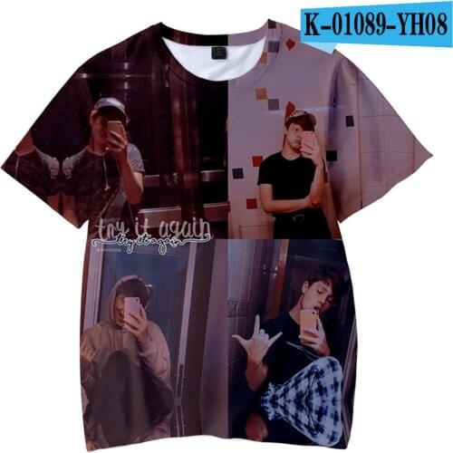 Payton moormeier T-shirt 3D Digital printing kids Short sleeve tshirt 2020 Social Media Stars payton moormeier Men/Women Fan Tee