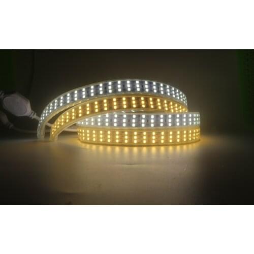 2835 220V Bendable Waterproof Rubber Leds Light Bar 276 Light Living Room Ceiling Outdoor Signboard Decoration High Brightness
