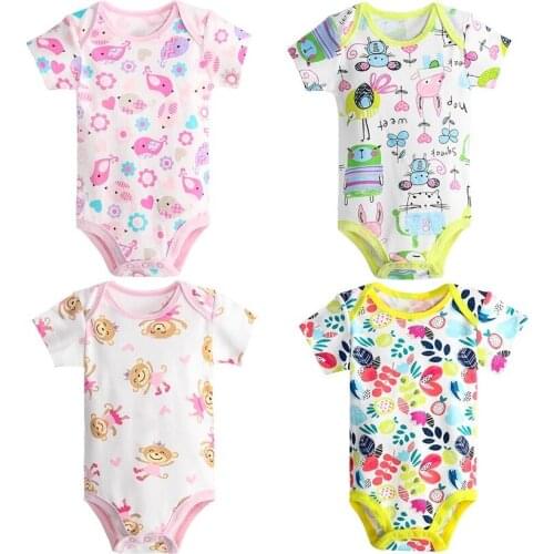 Боди с коротким рукавом для малышек Hooyi China At AliExpress