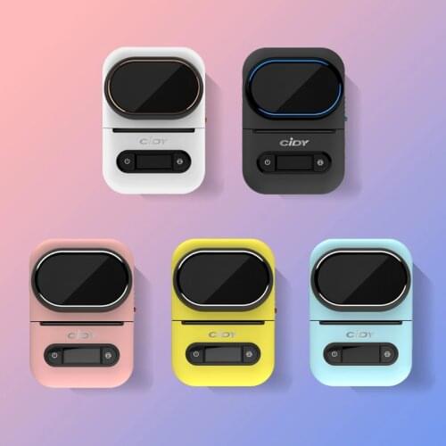 CIDY EQ11 Mini Pocket Label Printer Bluetooth Portable Handheld Thermal Photo Printer Phone Android and IOS