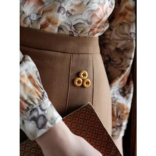 KOGY Womens Autumn Skirts