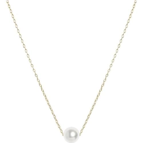 Fashion Women Clavicle Necklace Simple Pendant Chain Necklace Choker Pearl Necklaces for Women Chain Necklace Jewelry