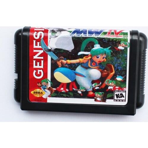 MW IV 16 bit MD Game Card For Sega Mega Drive For Genesis