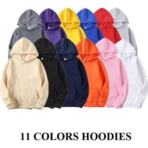 Solid Hoodies Men Autumn Casual Hooded Plus Size Sweatshirts Fashion Long Sleeve Pocket Winter Couple Hoody Tops purple clothes