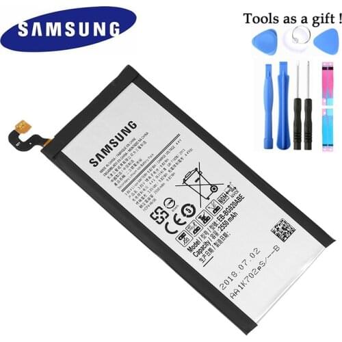 Original Battery EB-BG920ABE For Samsung Galaxy S6 SM-G920 G920F G920i G920A G920V G9200 G9208 G9209 2550mAh Batteria Akku