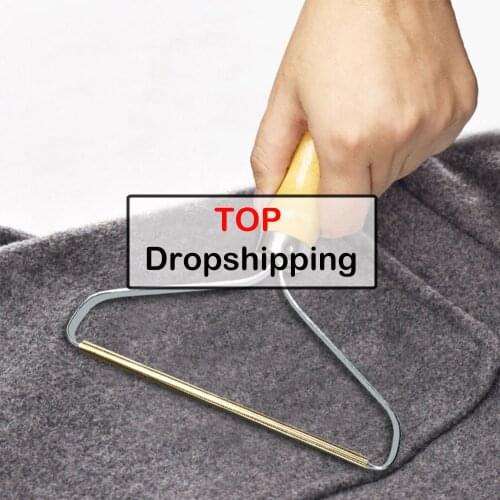 Portable Lint Remover Clothes Fuzz Fabric Shaver Brush Tool Power-Free Fluff Removing Roller for Sweater Woven Coat