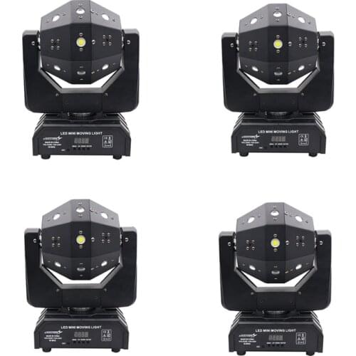 Professional Stage Lighting LED 16*3W Beam Laser Strobe 3In1 Moving Head Light DMX512 Sound Control Disco Party Pub Lighting