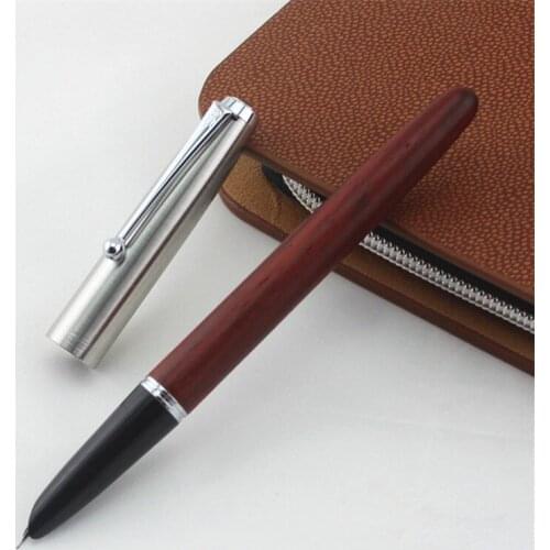 Remastered Classic Wood Fountain pen 0.38mm extra fine nib calligraphy pens Jinhao 51A Stationery Office school supplies A6994