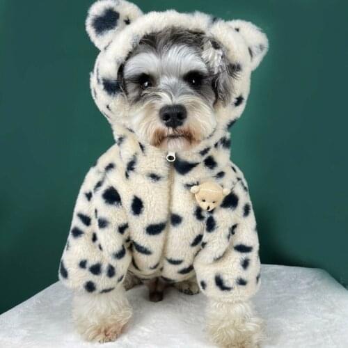 Cotton Padded Dog Clothes for Small Dogs Cute Dog Down Coat French Bulldog Jacket Schnauzer Clothing Yorkie Pug Pets Clothes