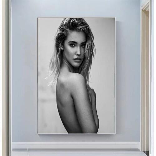 Silk Cloth Wall Poster Isha Van Dijk Sexy Model Star Art Home Decoration Gift