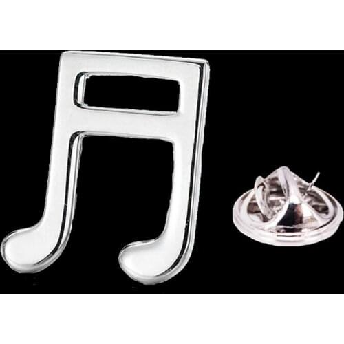 High quality music Brooch new fashion mens jewelry shirt suit lapel badge pin accessories, wholesale and retail manufacturers