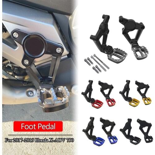 Motorcycle Rear Rest foot Rear set Footrest FOR HONDA X ADV X-ADV 750 XADV 2017 2018 2019 2020 Foot Peg Pedal Passenger Rearsets