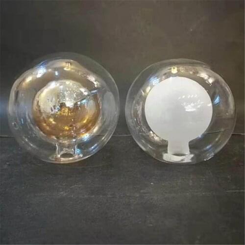 D8cm D10cm D12cm G4 Globe Glass Shade Replacement for G4 Socket Lighting Spare Parts, Ball Glass Lampshade Cover Accesorry Lamp