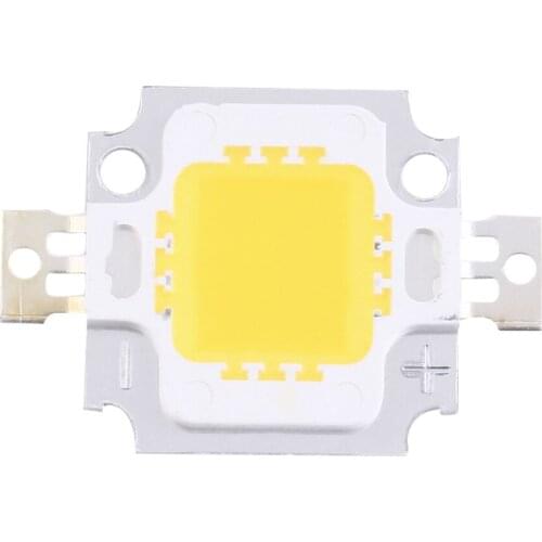 1 Pcs 10W High Power Integrated LED lamp Beads Chips SMD Bulb Warm White For DIY Flood light Spotlight