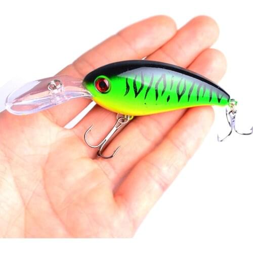 1pcs Crank Fishing Lure Wobblers Artificial Hard Baits 6# Treble Hook 10cm/14.2g Jerkbait For Bass Carp Fishing Tackle Pesca