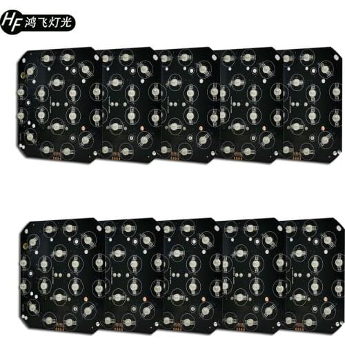 10 pieces /Led light board 18x3w rgb 3in1 led par light dedicated accessories 12V