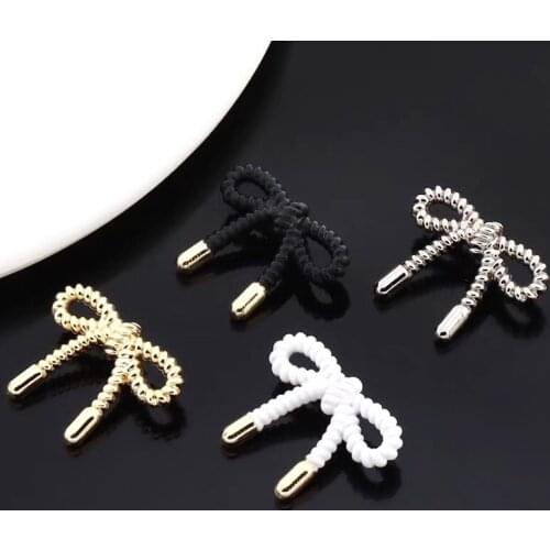 10pcs/lot Metal Butterflies Crafts Diy Sewing Accessories Snap Button for Clothing Decorative Pearl Metal Buttons for Needlework