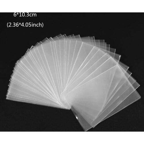 100 Pcs Card Sleeves Magic Board Game Tarot Transparent Protector Poker Cover Q1FF