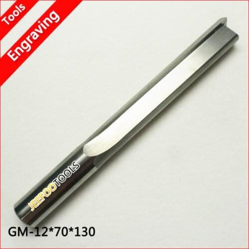 12.7*100*130L CNC Solid Carbide Two Straight Flute Bits/CNC Router Bits for MDF Wood Acrylic