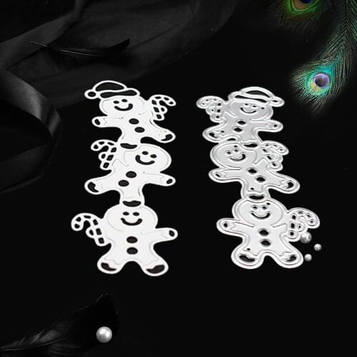 2020 new metal cutting dies Three small carbon steel cutter die Christmas decoration