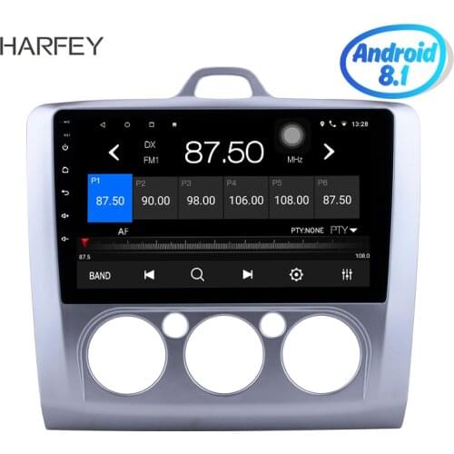 Harfey 9 inch Android 10.0 car radio GPS multimedia player for 2004-2011 Ford Focus 2 Auto Bluetooth RDS 2din