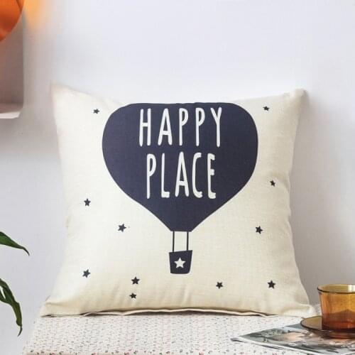 Nordic Style Cushions Decorative Pillow Cover Elephant Grey Throw Pillows Case Pink Deer Geometric Cushions Cover for Sofa 45x45