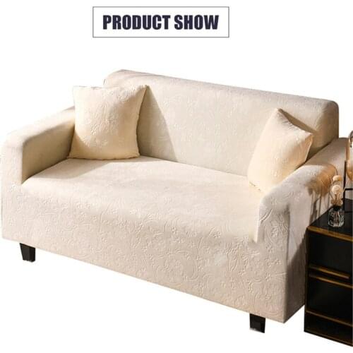 Fuwatacchi Elastic Plain Solid Sofa Cover Stretch Tight Wrap All-inclusive Couch Cushion Cover For Living Room Arm Chair Cases