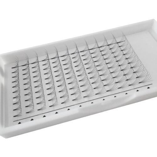 Premade Volume Fans Lash Russian Volume Professional Eyelash Extensions D Curl Eyelash Extension 5 Trays Faux Mink 5D