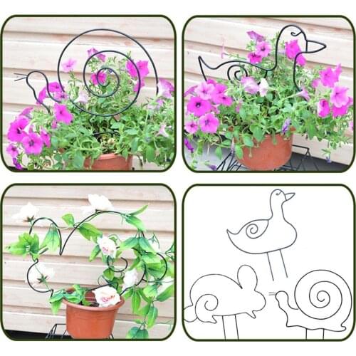 Plant Bracket Support Iron Gardening Plant Climbing Frame Flower Support Flower Arrangement Shelf Fixed Climbing Flower Stand