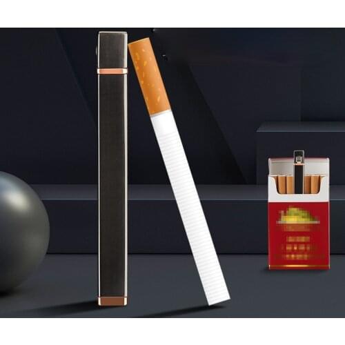 Mini Square Long Grinding Wheel Open Flame Lighter Metal Simple Creative Lady Lighter Smoking Accessories for Weed cool for Girl