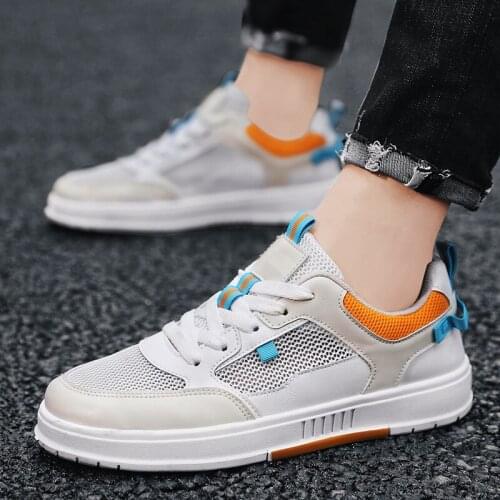 Mens Shoes 2021 Fashion Sneakers Mens Autumn Lace-Up Low Sports Shoes Man Trainers Casual Leisure Footwear Mens Casual Shoes