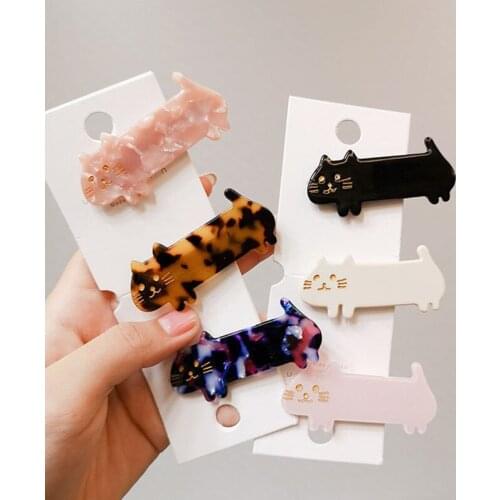 2020 Spring And Summer New Cat Hair Clip Japanese Girl Temperament Duckbill Clip Hair Accessories
