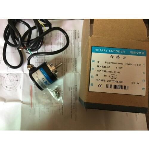 New Original Rip ZSP3806-003G-1000BZ3-5-24F incremental encoder pulses 1000 DC5-24V