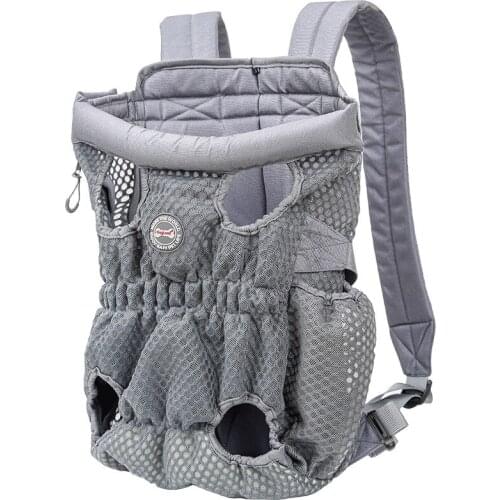 New pet outing backpack, dog shoulders outing backpack, breathable mesh dog bag, cat bag