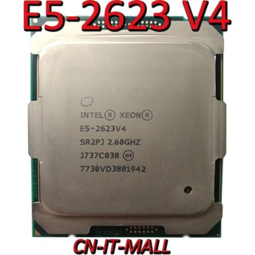 Intel Xeon E5-2623 V4 CPU 2.6GHz 10M 4 Core 8 Threads LGA2011-3 Processor