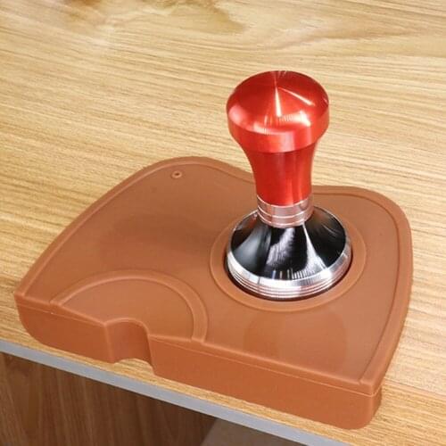 Anti-skid Silicone Coffee Tamper Mat Espresso Pad Coffee Tamping Holder Tampers Corner Pad Coffeeware Tamping Mat Kitchen Tools
