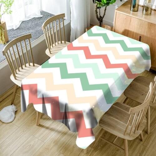 Check Tablecloth Oilproof Waterproof Rectangular Table Cloth Tablecloth for Banquet Wedding Party