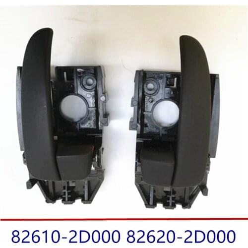 Genuine Interior Door Handle Front Left right Black for Hyundai Elantra XD 2.0L1.6L2003-2010 82610 2D000 82620 2D000 826102D000