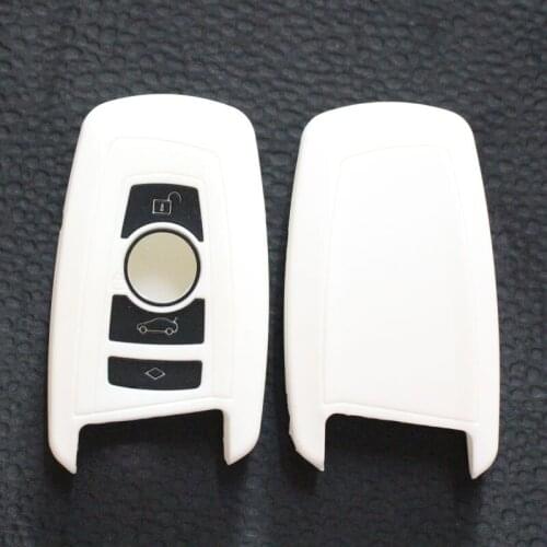 Silicone Keyboard Car Key Case Cover Shell Protector Dirt Resistant Wear Resistance For BMW 3 4 5 Series F20 F21 F30 F31 F25 F01