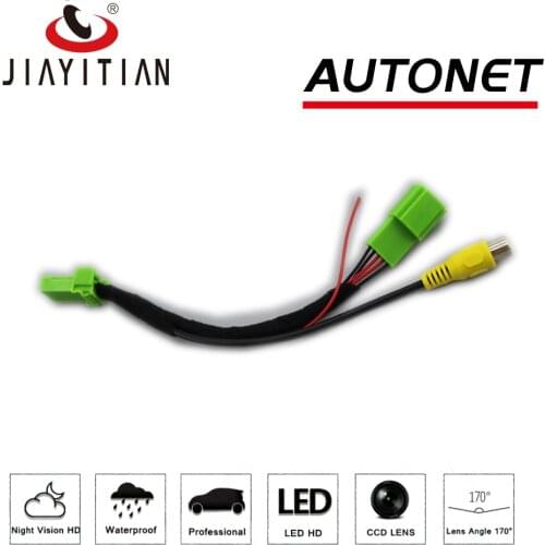 JIAYITIAN Connection Cable For Suzuki SX4 S-Cross/Maruti /SX4 II 2013~2018 Reverse Camera Sets/RCA & Original Screen Compatible