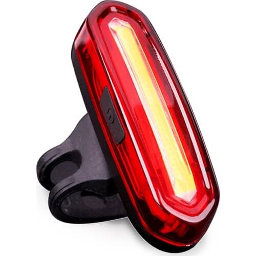 Night Riding Safety Warn LED Light Waterproof Bicycle Tail Light Usb Rechargeable Mountain Bike Tail Lamp Equipment Accessories