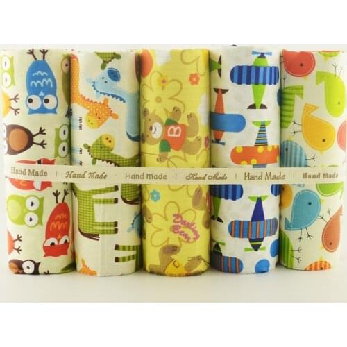 Booksew Telas De Algodon Para Patchwork 5PCS/lot Sewing Materials 20x50cm Yellow Cotton Fabric Ankara African Wax Print Fabric