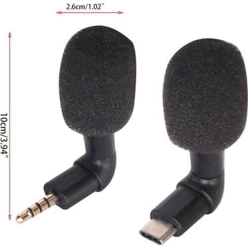 87HA Universal Microphones Perfect for Vlogging Equipments SLR Cameras Mobile Phones Omnidirectional Pickup Clear Sound