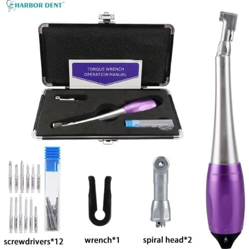 Dental Universal Implant Torque Wrench With Drivers Control Hex Anthogyr Fit