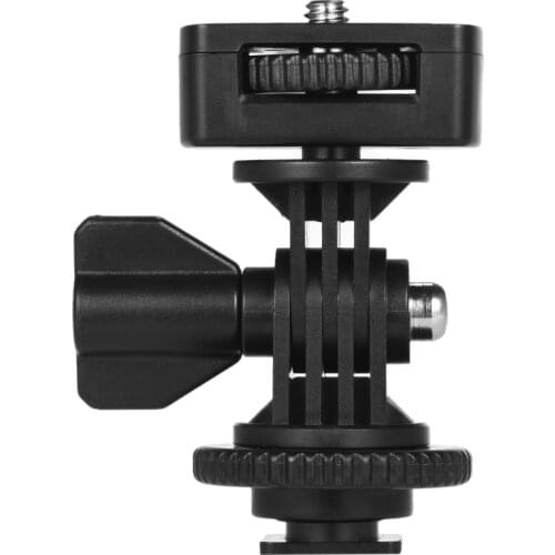 Universal Adjustable Cold Hot Shoe Mount Holder Adapter with 1/4" Screw for Viltrox and other Brands LED Light Video Monitor